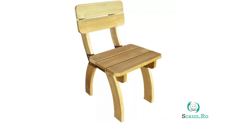 Scaun de gradina din lemn de pin tratat