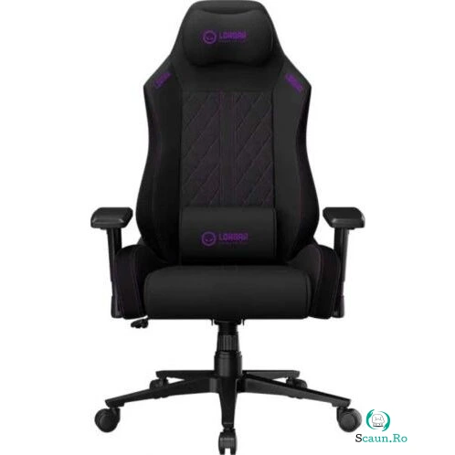 LORGAR Scaun gaming Lorgar Pro CHA41, Tapiterie Textil, Reglaj 3D, Greutate Maxima 150 kg, LRG-CHA41-BK-PR
