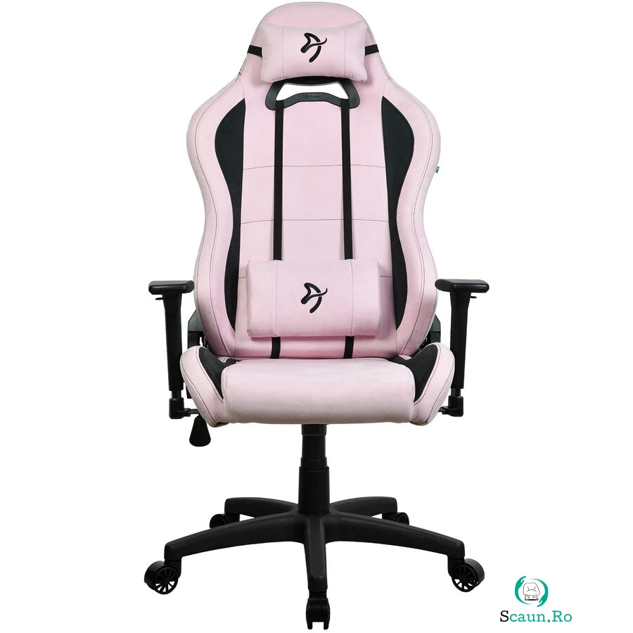 AROZZI Scaun gaming AROZZI Torretta SuperSoft Gaming Chair, material Supersoft, Roz, suport 120 kg