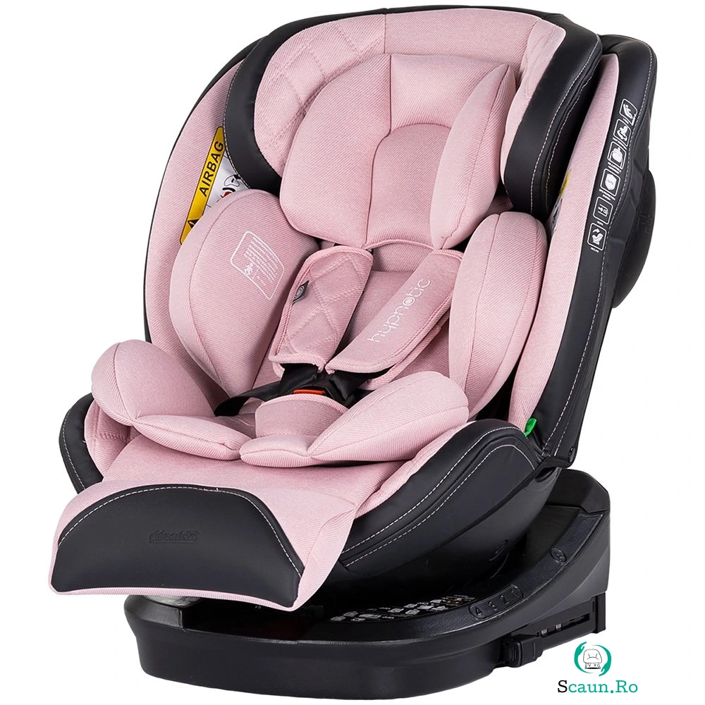 Scaun auto Chipolino Hypnotic Marshmallow I-Size 40-150 cm cu sistem Isofix Top tether Sezut rotativ