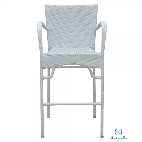 Scaun bar NEELY 57x58x111.5 cm alb