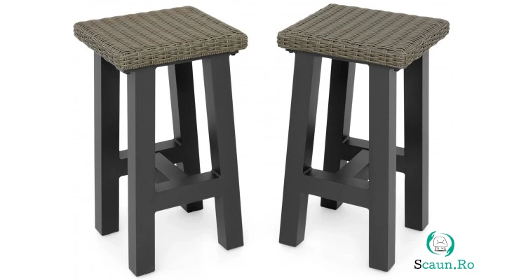 Set mobilier terasa/gradina TONIC, 2 taburete bar la 1,070.12 lei ron