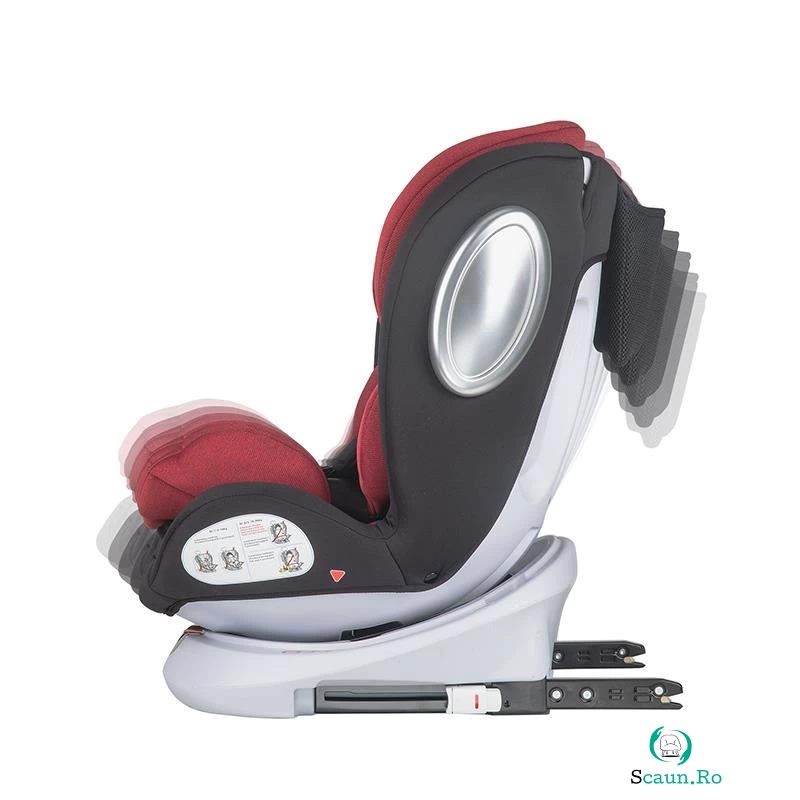 Scaun auto rotativ 0-36 kg Coccolle Lyra Dahlia Red la 851.99 lei ron