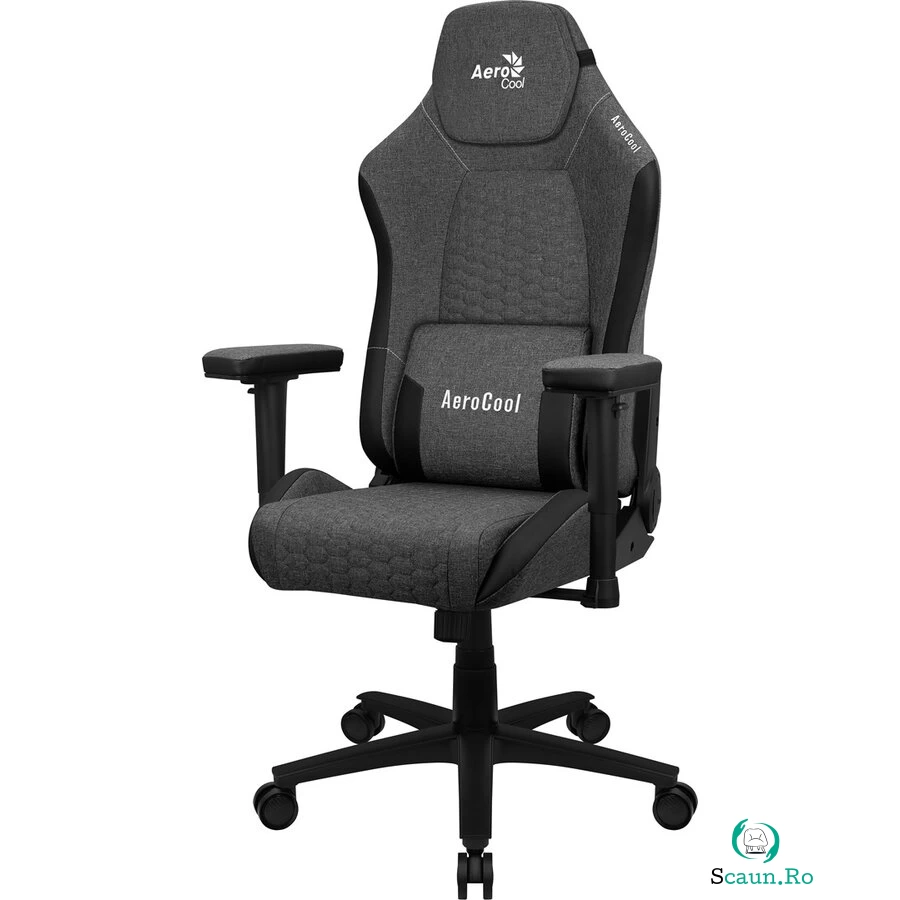 Scaun Gaming CROWNASHBK Ergonomic AeroWeave Technology Negru