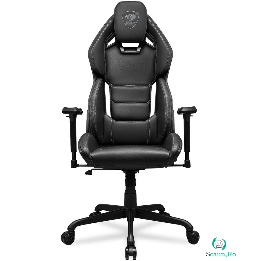 COUGAR GAMING Scaun gaming Cougar Hotrod, Perna sustinerea gatului, Perna sustinere zona lombara, Negru
