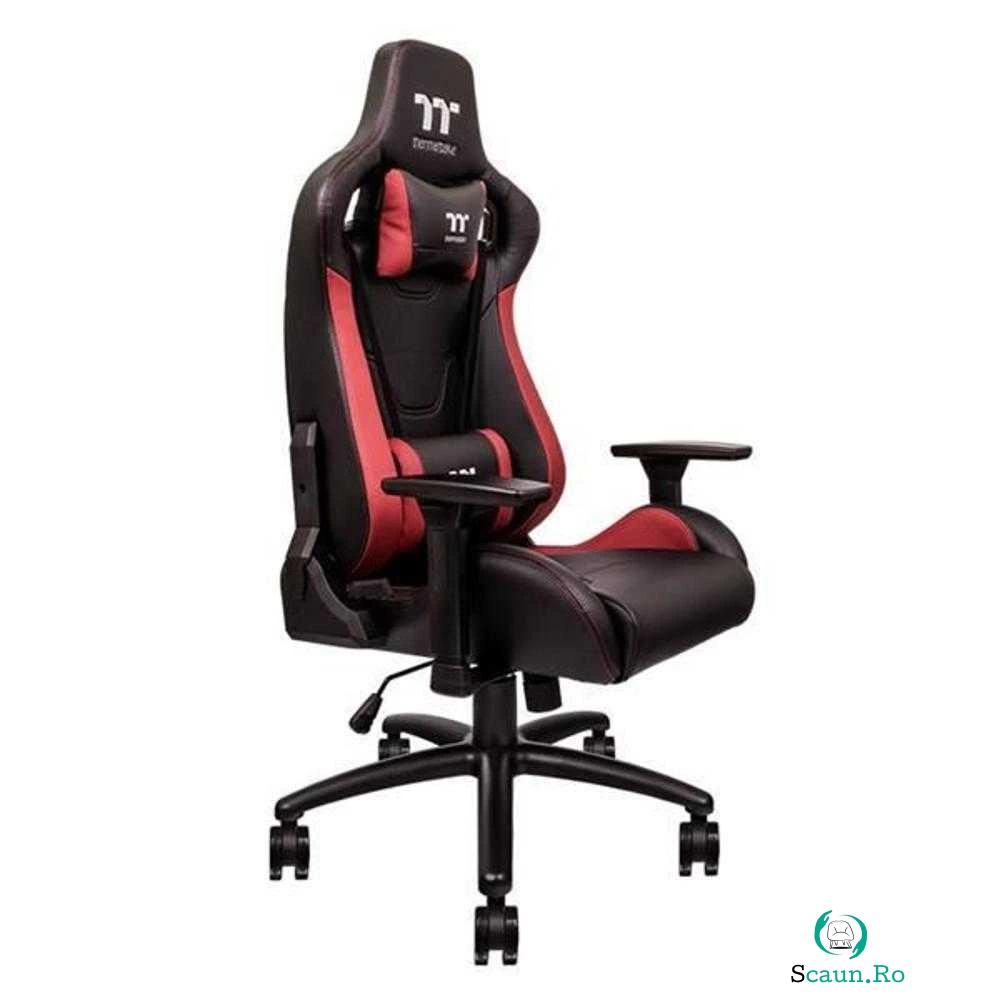 Scaun gaming Tt eSPORTS U Fit, Negru/Rosu