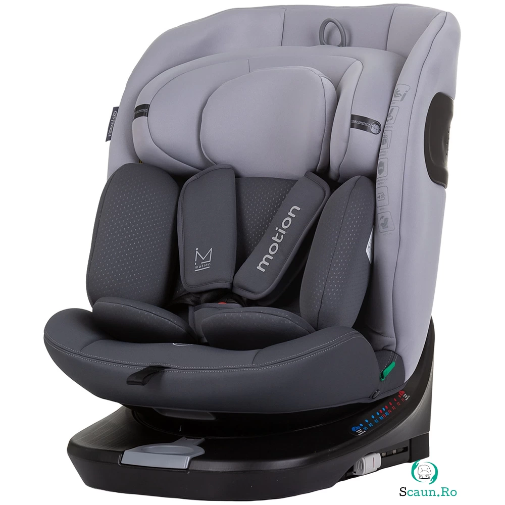 Scaun auto Chipolino Motion I-Size 40-150 cm granite cu sistem Isofix la 658.99 lei ron