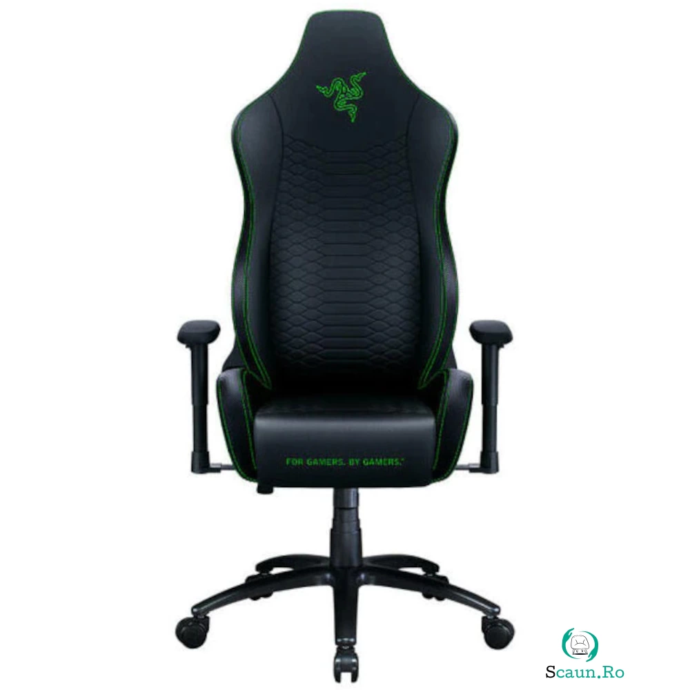 Scaun gaming Razer Iskur X, Marime XL, Negru/Verde