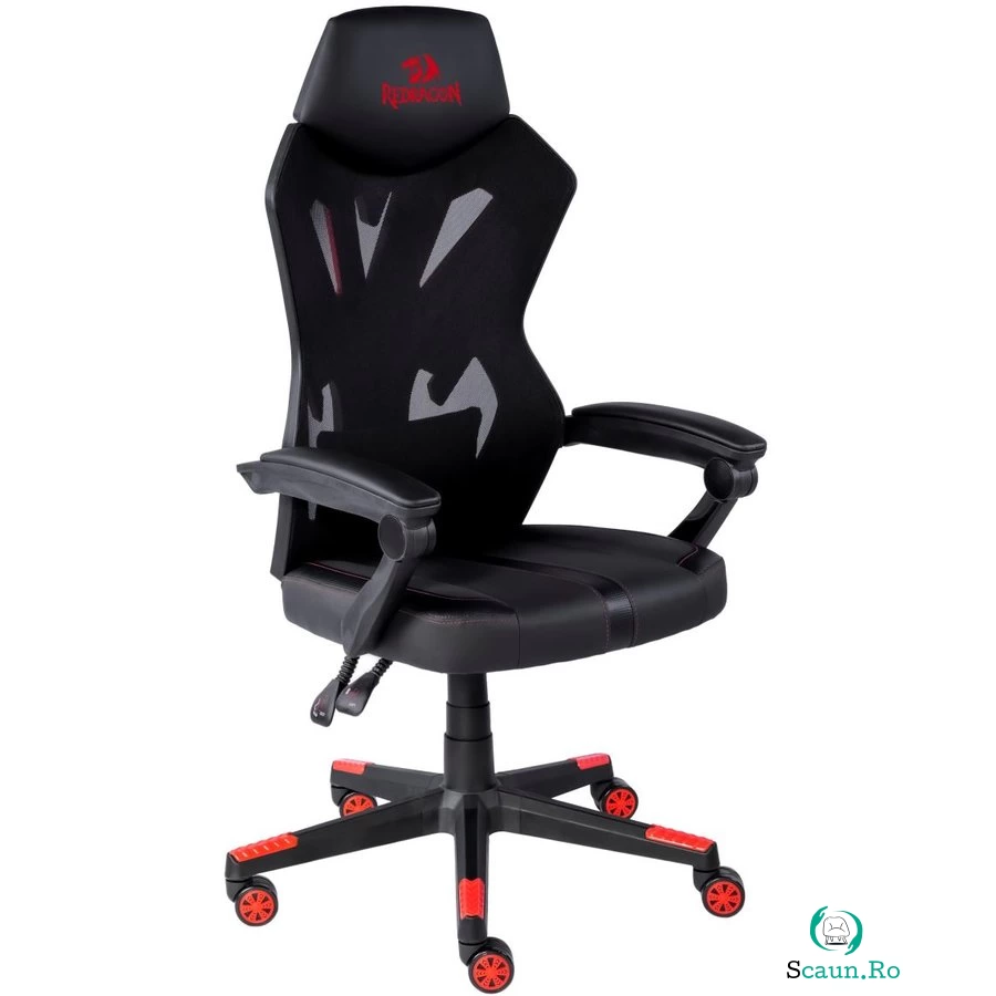 Scaun Gaming Spider King Black Red