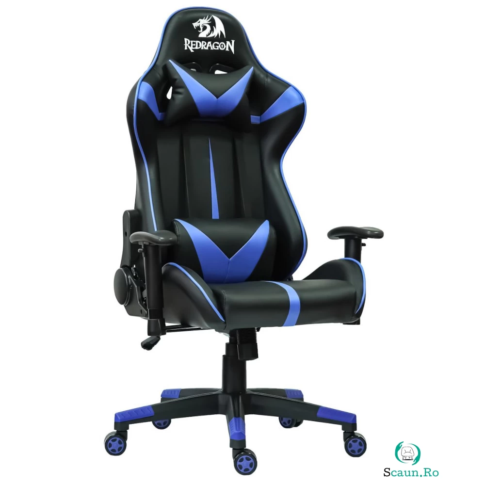 Scaun Gaming Redragon Rampage C503-BB, Negru Albastru