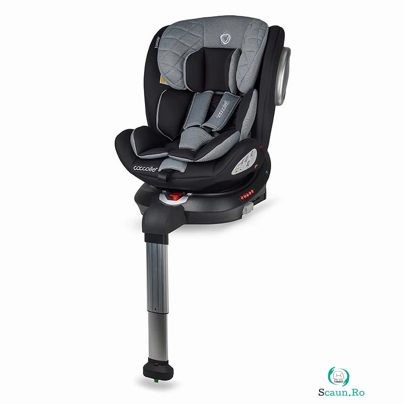 Scaun auto rotativ 0-36 kg Coccolle Vigo Diamond Black la 1,016.99 lei ron