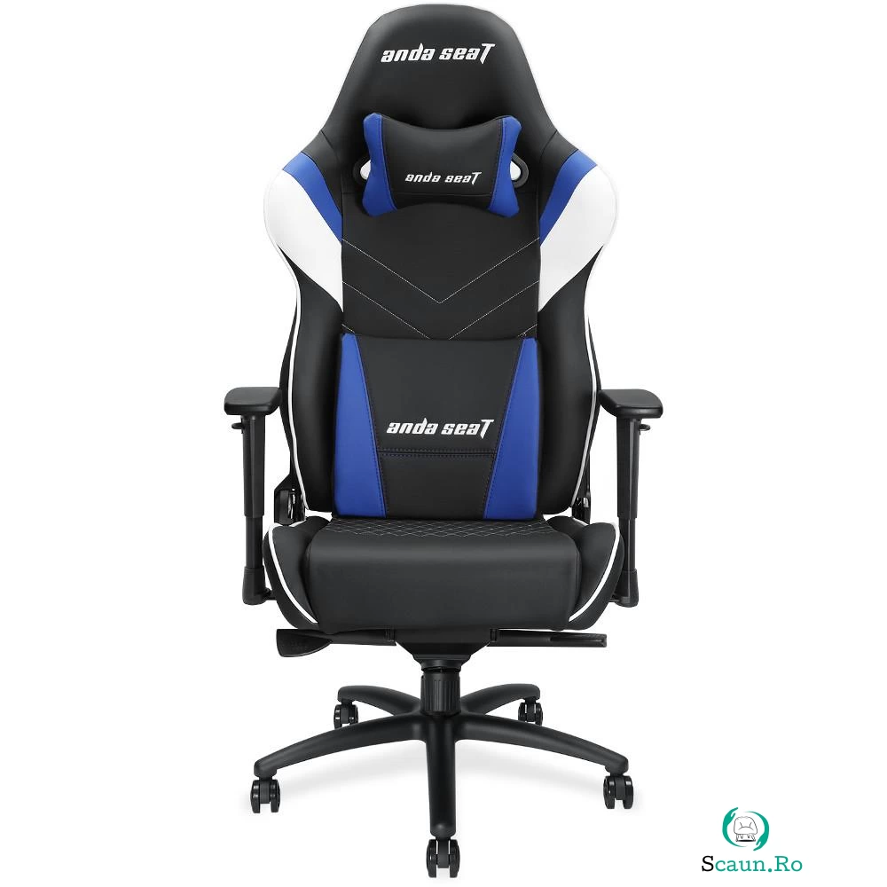 Scaun gaming Anda Seat Assassin King, Negru/Albastru la 1,649.99 lei ron