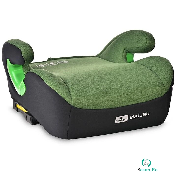 Inaltator Auto pentru Copii Malibu Isofix 125-150CM 6-12 Ani Verde