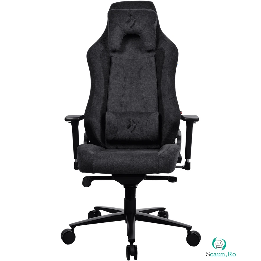 AROZZI Scaun Gaming Arozzi Vernazza SoftFabric, Tetiera, Ajustabil, max. 145kg, Negru