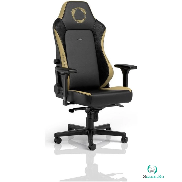 Scaun Gaming HERO Elder Scroll Edition SGL Ergonomic Greutate Maxima 150Kg Piele PU Black/Gold la 2,099.99 lei ron