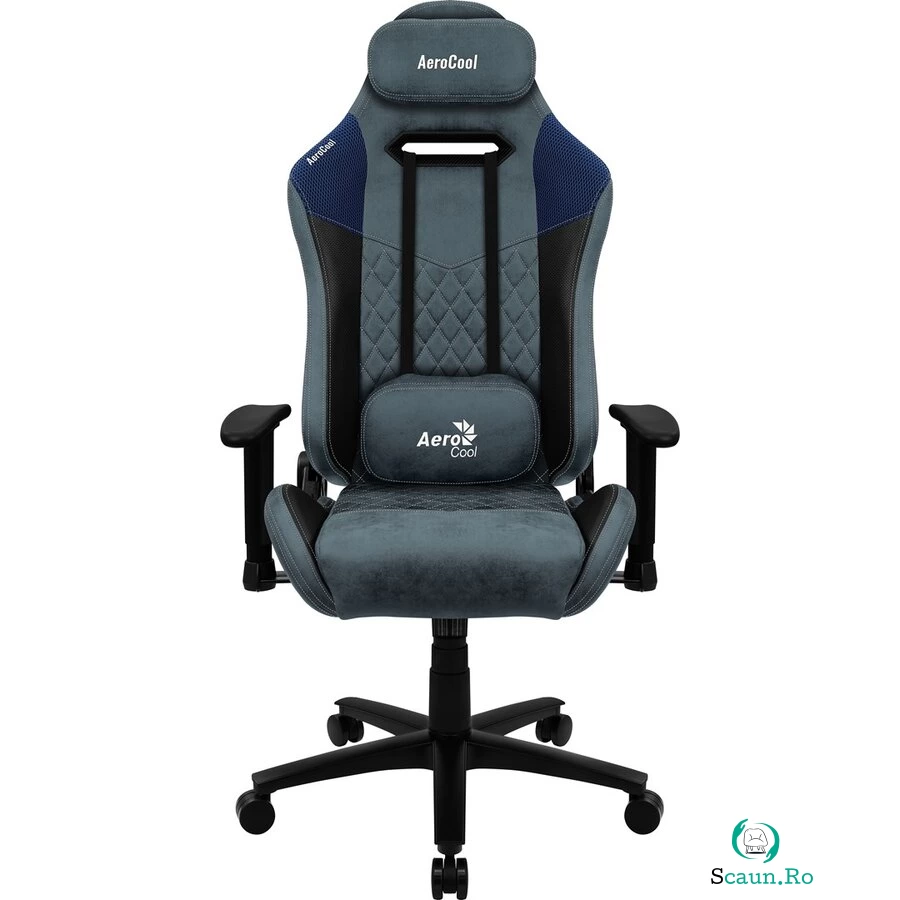 Scaun Gaming DUKE AeroSuede Blue