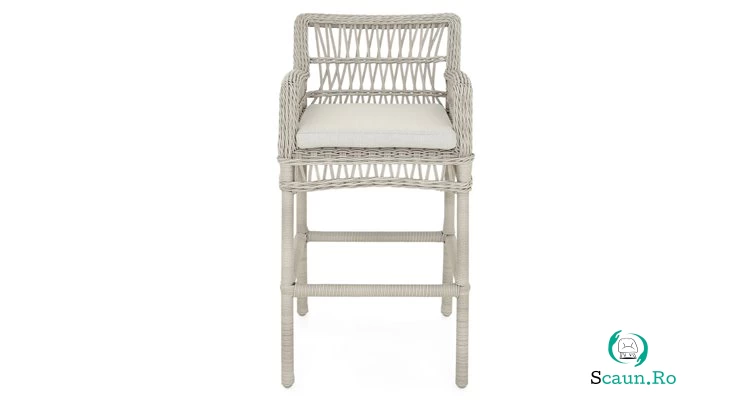 Scaun bar MACKINAC lungime 61 latime 60 inaltime 110 gri gri la 1,108.06 lei ron