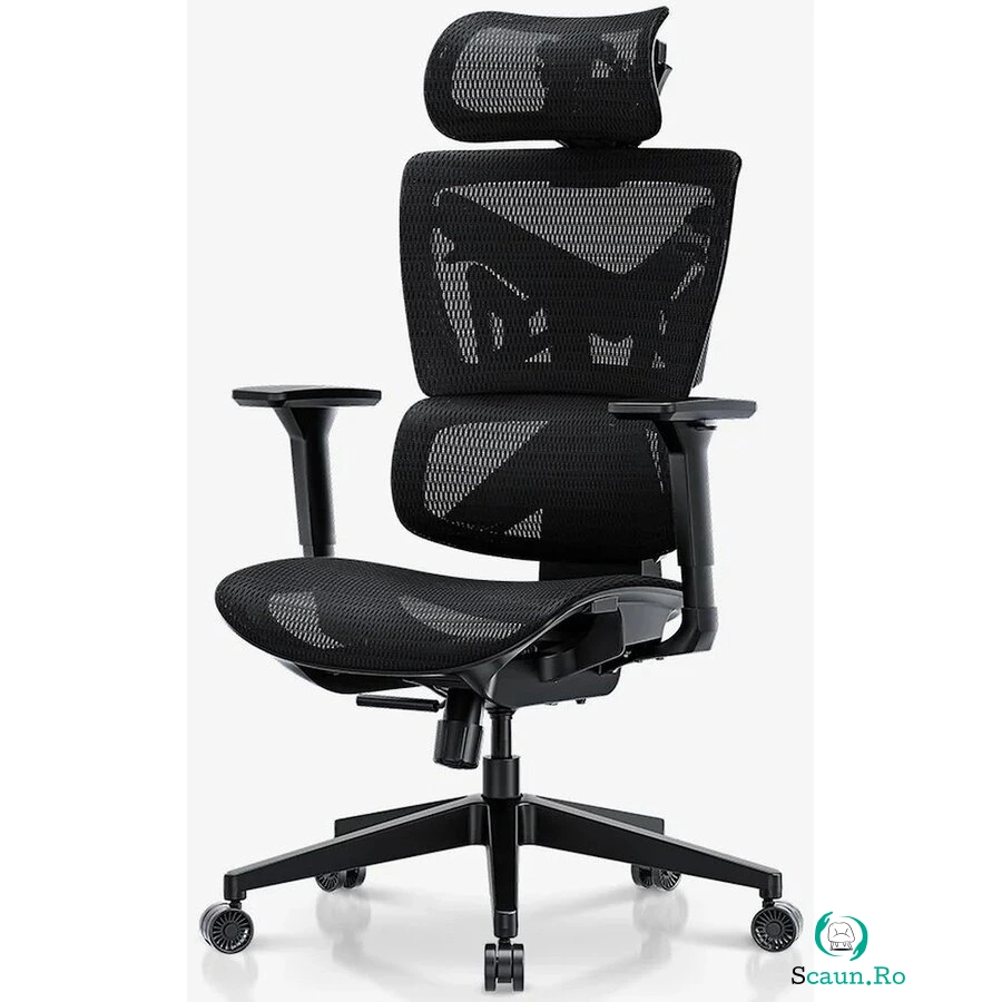 Scaun Gaming X-Air Mega XL Mesh Maxim 120KG Negru